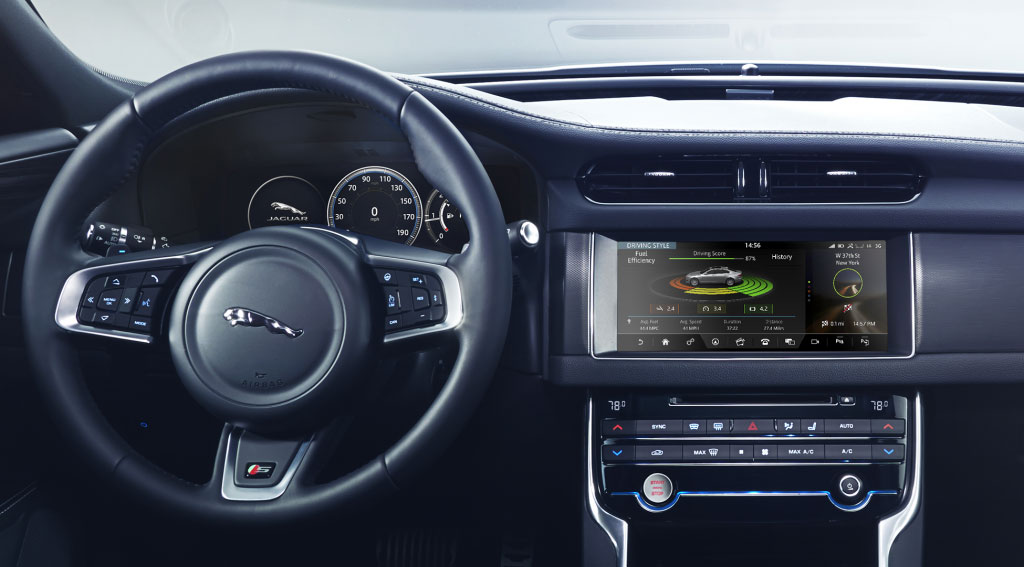 Jaguar Xf Mit Neuem Incontrol Touch Pro Infotainment System