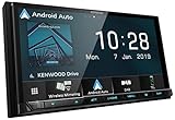 Kenwood DMX8019DABS 17,7 cm WVGA Digital Media Moniceiver mit DAB+, Wireless CarPlay, Android Auto, Wireless Android Mirroring, Wifi, Dual-USB, HI-Res Audio, kapazitiver Touchscreen