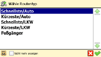 BM-6600 und Route 66 Navigate 7 - Routenoptionen - 1