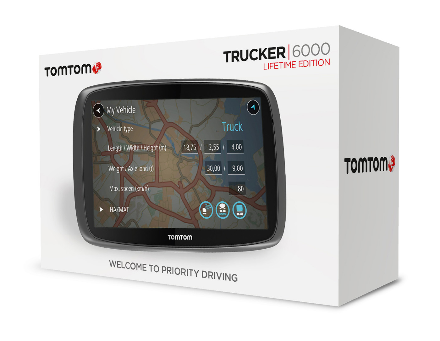Kano speler Ondenkbaar TomTom Trucker 6000 Lifetime Edition: Verkehrsinfos kostenlos ›  pocketnavigation.de | Navigation | GPS | Blitzer | POIs