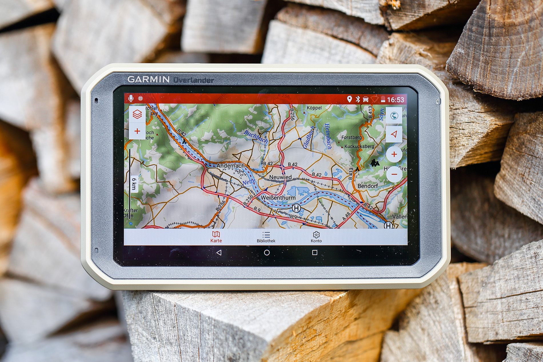 Test Garmin Overlander | GPS | | › pocketnavigation.de All-Terrain-Navigation POIs Navigation Blitzer 