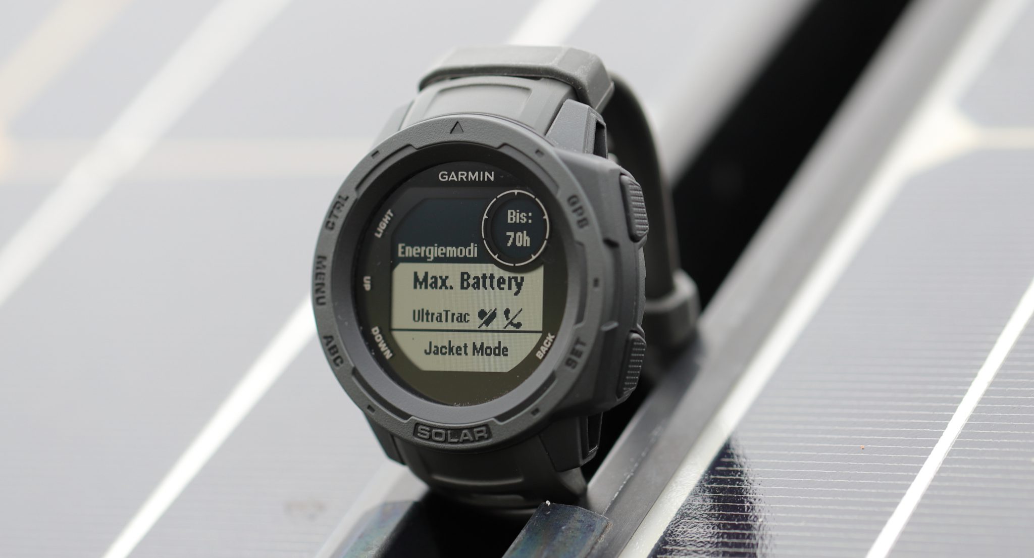 instinct solar garmin test