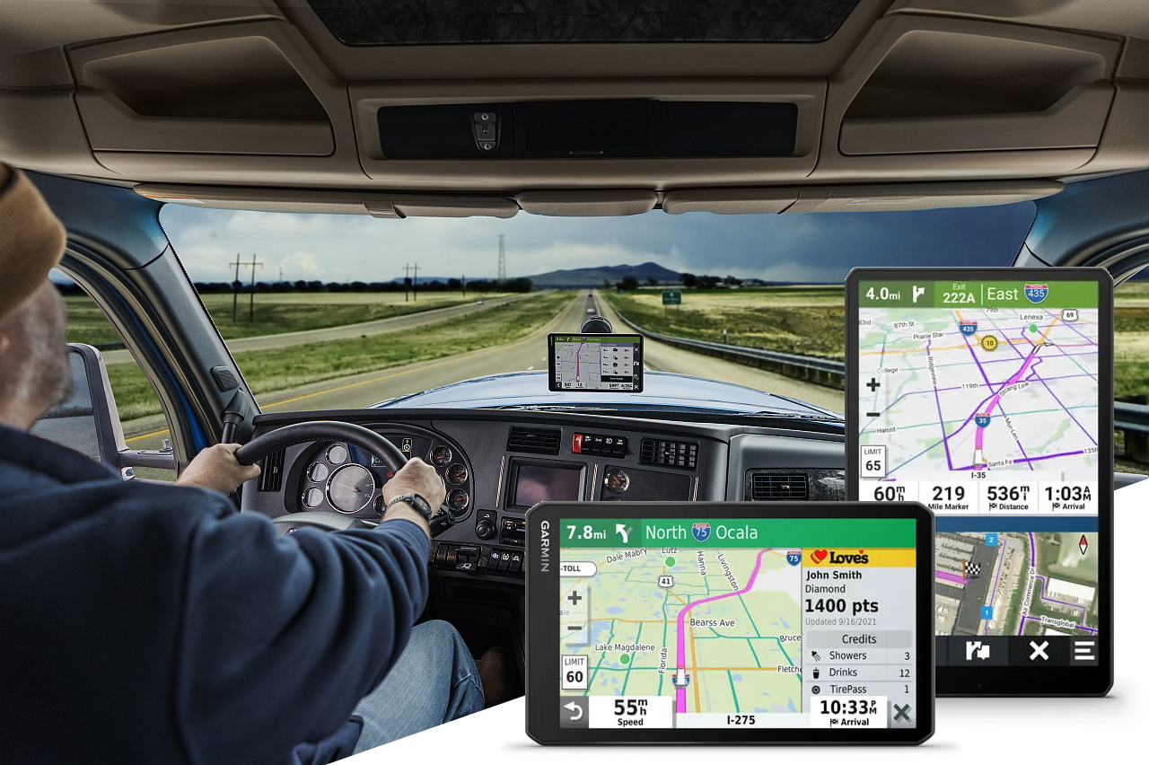 Aktualisierte Garmin dezl LKW-Navis pocketnavigation.de › POIs in GPS Navigation | Blitzer | verfügbar | vier | Größen